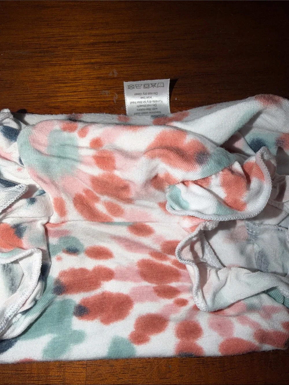Angel Dear X SpearmintLove Two Piece Tie-Dye Sleeveless Bodysuit and shorts set